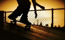 sun skateboarding skates 1680x1050 wallpaper 